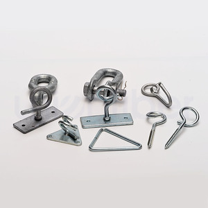 Support mural en acier galvanisé <span class=keywords><strong>avec</strong></span> <span class=keywords><strong>crochet</strong></span> en C pour câble à fibre optique, pince de fixation pour câble de branchement FTTH, ancre combinée et support de <span class=keywords><strong>suspension</strong></span> - Product Image 3
