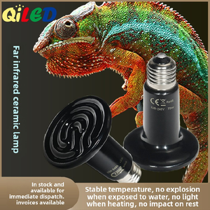 Lampe chauffante en céramique pour reptiles, lumière chauffante pour cage pour lézards, tortues, oiseaux et petits animaux - Product Image 3