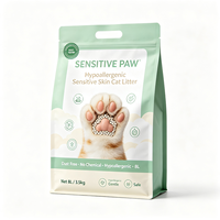 Emballage plastique de qualité alimentaire pour litière pour chat, résistant à l'usure, à découpe facile, hermétique, pour l'emballage de sable pour chat