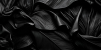 Papier peint mural 3D imperméable de luxe à texture de feuilles noires, autocollant, mat, moderne, pour la décoration murale du salon à la maison