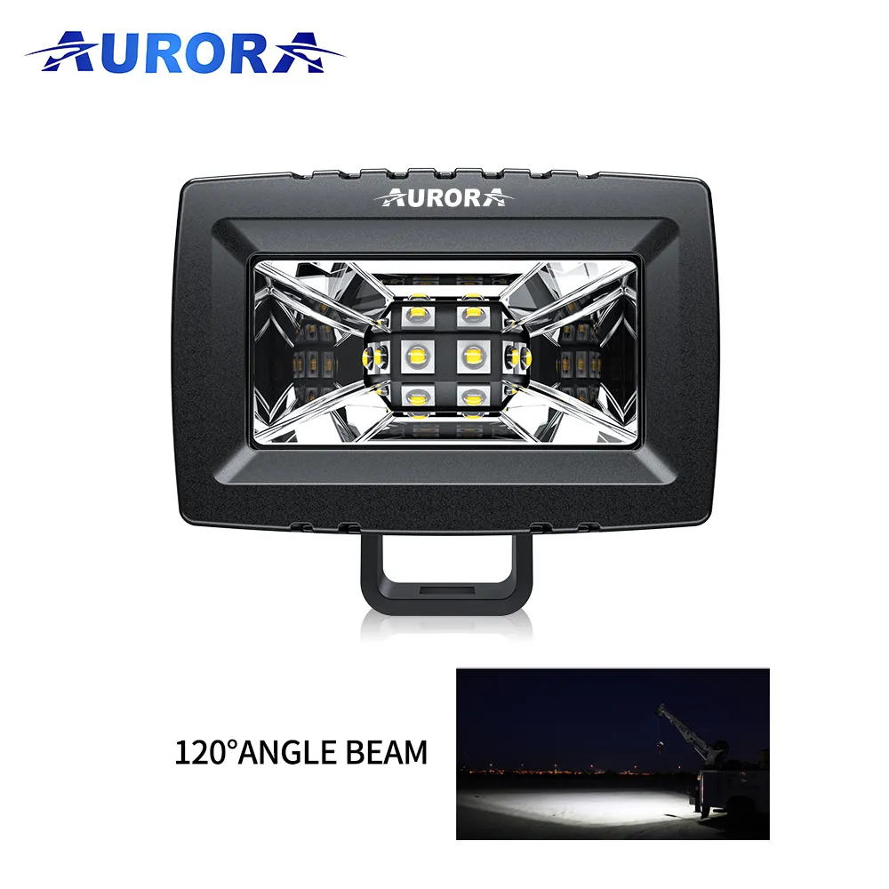 Brevet AURORA Super lumineux pas cher 2 pouces faisceau tout-terrain 20W Spot projecteur LED barre lumineuse
