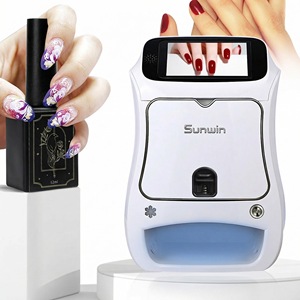طابعة أظافر كهربائية ثلاثية الأبعاد إبداعية من SUNWIN مع تجفيف تلقائي، آلة طباعة ورسم الأظافر الذكية الأوتوماتيكية بالكامل - Product Image 2