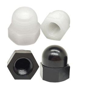 प्लास्टिक अखरोट कवर महिला सजावटी कशेलर सिर काले सफेद अछूता ap66 नायलॉन कवर प्रकार नट मीट्रिक आकार फास्टनर - Product Image 5
