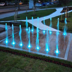 Fontana a getto d'acqua musicale <span class=keywords><strong>da</strong></span> <span class=keywords><strong>giardino</strong></span> per bambini, per esterni, con pavimento asciutto e spazio per ballare - Product Image 3