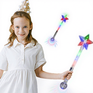 Hochsichere LED-Beleuchtungs-Requisiten und Spielzeuge: 21'' Magische Sternenstäbe für Familienfeiern, Kinderaktivitäten und Einkaufszentren - Product Image 1