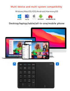 Wireless Numeric Keypad With Touchpad BT 2.4G Dual Mode For Tablet Laptop Accountant Use - Product Image 2