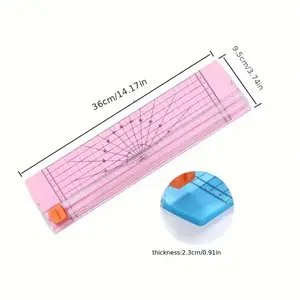 Kompakt und tragbarer Mini-Papierschneider: ideal für Lehrer und Schüler, kompatibel mit A5, A4 und A3 Notizbüchern