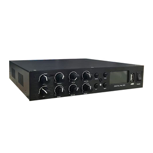 Amplificateur de puissance AMP-60 et AMP-10060W 100W 2 zones 4-16 Ω 70V <span class=keywords><strong>100V</strong></span> de haute qualité avec Bluetooth FM USB - Product Image 6