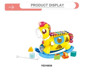 Bebé <span class=keywords><strong>caballito</strong></span> de madera educativos bloques de construcción de instrumento musical de música de piano de juguete - Product Image 3