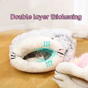 Nuevo diseño de gato de peluche para dormir, perro, gato, relleno, decoración del hogar, saco de dormir para mascotas, cama cálida para gatos - Product Image 5