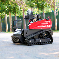 Tondeuse Agricole Robotisée à Moteur Diesel Puissant EURO 5, sur Chenilles, Télécommande Sans Fil, pour Pente, en Vente