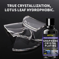 Spray de Revestimiento de Cristal de Grafeno Astree 50ml, Protección de Pintura para Autos, Hidrofóbico, Brillo, Resistente a Arañazos, Repelente al Agua, 5 Años