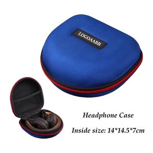 Étui de protection pour écouteurs <span class=keywords><strong>Marshall</strong></span> <span class=keywords><strong>Major</strong></span> III, matériaux EVA, nylon et velours, étanche, noir, étui de voyage avec mousqueton pour écouteurs - Product Image 2