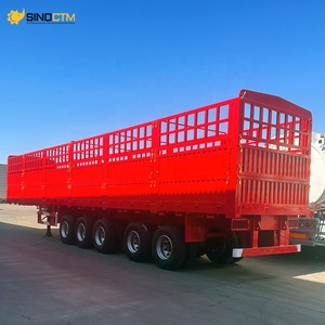 Entrega rápida, semirremolque <span class=keywords><strong>de</strong></span> valla <span class=keywords><strong>de</strong></span> Panel <span class=keywords><strong>de</strong></span> pared lateral desmontable <span class=keywords><strong>de</strong></span> 45 pies, valla <span class=keywords><strong>de</strong></span> carga <span class=keywords><strong>de</strong></span> 5 ejes, remolque <span class=keywords><strong>de</strong></span> transporte <span class=keywords><strong>de</strong></span> animales para ganado - Product Image 5