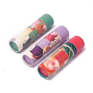 Quảng Châu tùy chỉnh có thể tái chế ống giấy đầy màu sắc xi lanh bao bì cho các loại tinh dầu Mỹ phẩm thực phẩm bình thường trà để sử dụng nhà - Product Image 6