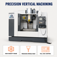 Centre d'usinage vertical VMC1160 avec broche et vis à billes taïwanaises, machine de fraisage CNC à déplacement de l'axe X de 1100 mm pour la fabrication de moules