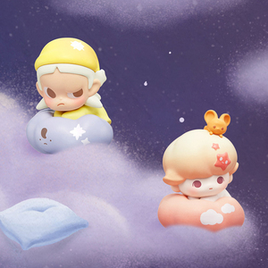 POP MART Blind Box Peluche da Collezione 100% Originale, Serie POPBEAN Goodnight, Night Sky, Figurine in Scatola Misteriosa - Product Image 6
