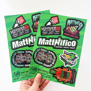 Etiquetas Adhesivas de Vinilo Personalizadas con Corte Kiss-Cut, Impresión de Etiquetas de Embalaje, Adhesivo Impermeable, Papel Sintético, Etiquetas con Logotipo - Product Image 1