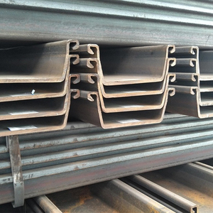 Prix d'usine Q235/Q235B 400x100x10.5mm Palplanches <span class=keywords><strong>en</strong></span> <span class=keywords><strong>acier</strong></span> <span class=keywords><strong>en</strong></span> forme de <span class=keywords><strong>U</strong></span> pour la construction - Product Image 2