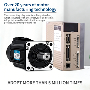 Kit de moteur servo monophasé <span class=keywords><strong>TODE</strong></span> 400W, moteur synchrone à aimant permanent, frein intégré, protection IP65, 3000 tr/min, vertical, AC - Product Image 5