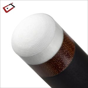 หัวคิว CUETEC ขนาด 14 มม. สีขาว ทำจากพลาสติกคอมโพสิต สำหรับแทงเบรกและแทงจั๊ม รุ่น 0F ลายตารางไขว้ หุ้มด้วยชั้นใยแก้ว E-Glass สำหรับแทงพูล สนุกเกอร์ และบิลเลียด - Product Image 1