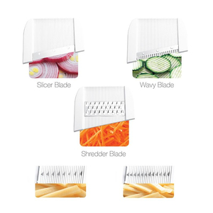 Mandoline de cuisine manuelle en acier inoxydable pour légumes, fromage et ail, facile à utiliser, OEM/ODM, petite quantité minimale de commande - Product Image 6