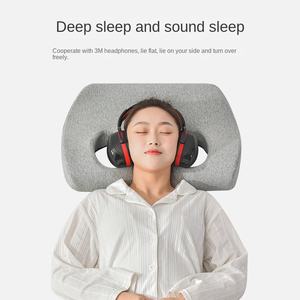 Nar bantal telinga tidak menekan telinga <span class=keywords><strong>3M</strong></span> kedap suara headphone lubang khusus pelindung telinga tunggal kapas memori perlindungan leher - Product Image 2