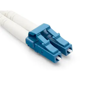 LC-LC 10m 2 core kabel patch serat mode tunggal PVC/LSZH 3.0mm kabel serat optik