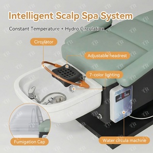 Sillón Multifuncional Turri para Salón de Belleza, Cama para <span class=keywords><strong>Champ</strong></span>ú, Camillas Multifuncionales, Sillón de Pedicura para Spa de Pies, Cama de <span class=keywords><strong>Champ</strong></span>ú Multifuncional - Product Image 3