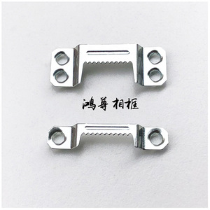 S4201 Double <b>Hook</b> Silver Horizontal Strip 5kg Load Capacity Photo Frame Accessories Iron Material - Product Image 3