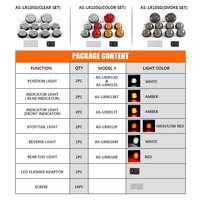 Kit de mise à niveau complet, nouveau, LED, feux arrière, feux avant, antibrouillard, feux de recul, feux latéraux, étanche IP67, 12V, remplacement OE, Defender