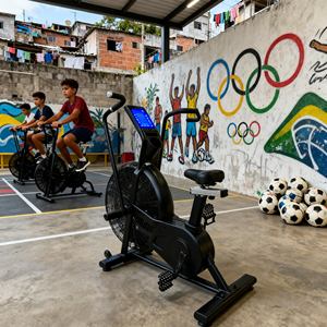 Vélo <span class=keywords><strong>d</strong></span>'air pliable gain de place pour petit <span class=keywords><strong>appartement</strong></span>, condo et espace urbain compact, solution de fitness - Product Image 4