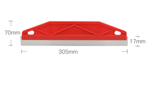 Strumenti per rivestimento murale raschietto per carta da parati manico in <span class=keywords><strong>plastica</strong></span> carta da parati Stripper guida per rivestimento vernice con lama in acciaio inossidabile da 12 pollici - Product Image 3