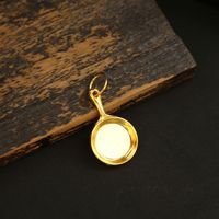 LOL Cloud Top Yi Pendentif de combat et porte-clés en alliage, motif pelle dorée et pot d'or, pour sac à dos, cadeau