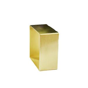 Cubiertas para Patas de Muebles de Aleación de Zinc, 60x60x30mm, Acabado Cobre Imitación Cepillado, Herrajes Modernos para Muebles - Product Image 1