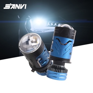 Sanvi - Bombillas LED H4 Mini de Alta Potencia de 70 W/unidad, Lentes de Proyector Bi-LED para Faros Delanteros, 6000 K - Product Image 1