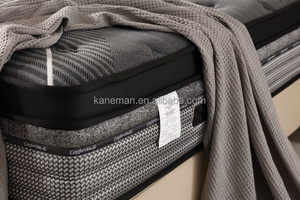 Bán buôn sang trọng 5 khu Vua Kích thước bộ nhớ Bọt Túi mùa xuân giường đôi Nệm Nữ Hoàng Kích thước cao su cuộn lên nệm trong hộp <span class=keywords><strong>colchon</strong></span> - Product Image 5