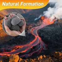 Roche de lave de haute qualité pour extérieur et intérieur Propane Fire Pit Cheminée Fire Bowl Fish Tank Aménagement paysager Décoration de jardin