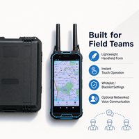 Détecteur de drones portable Rfisky Factory Sales, portée 1 à 3 km, bande de fréquences 100 MHz-6 GHz, batterie 8000 mAh, détecte 10 types, autonomie 3-4h