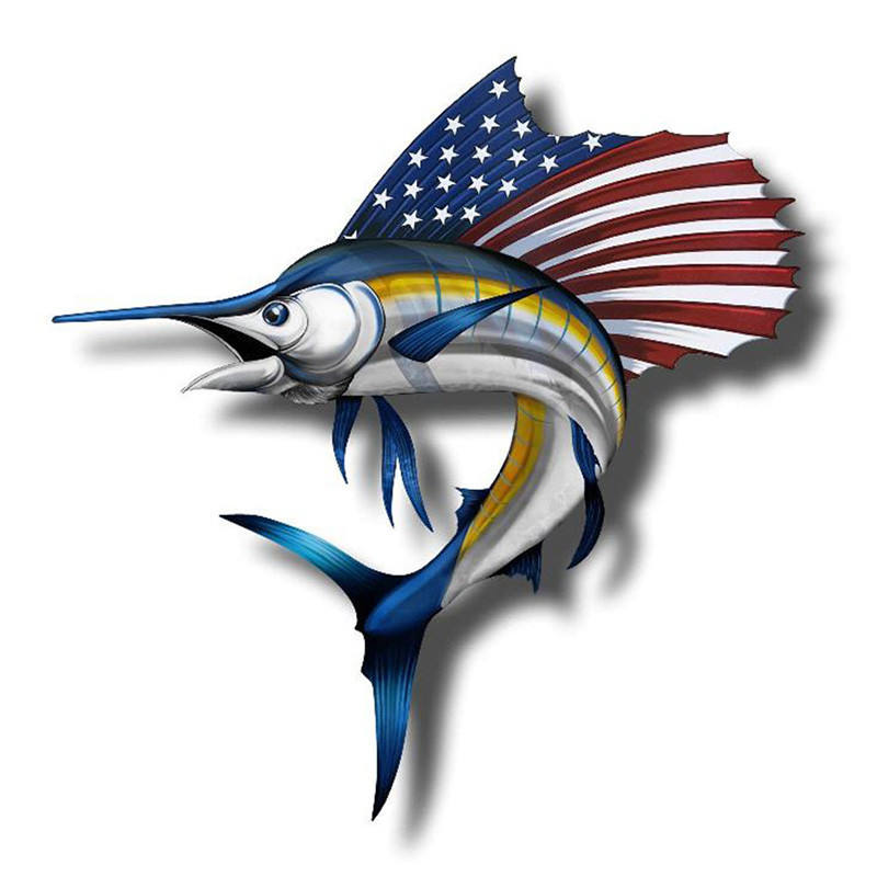 Calcomanías Reflectantes, , Barco De Pesca, Canoa, Coche, Camión, Kayak