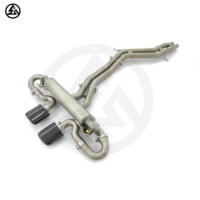 Échappement titane CSZ pour Porsche Cayenne Turbo GT 4.0TT 2021-2024 embouts d'échappement catback de silencieux valvés