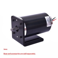 Moteur à aimant permanent haute vitesse 77 mm DC 220 V 200 W, vitesse variable, réversible, couple élevé pour équipement industriel
