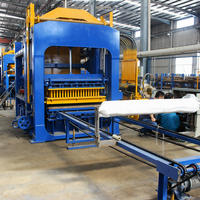 Ligne de production de briques en béton et en ciment entièrement automatique QT8-15, équipement de fabrication de blocs hydrauliques pour blocs creux.