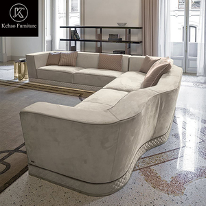 أريكة جلدية فردية فاخرة بتصميم عثماني عربي مخصصة من المصنع، طقم أرائك رمادية حديثة لجلسات مجلس عربي - Product Image 1