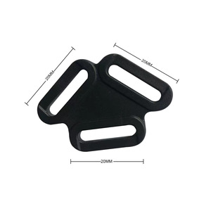 Correa de Pecho para Perros de Lujo, Ajustable, de Plástico POM, con Hebilla Triangular de 20MM/25MM en Forma de I, Ajuste de Tres Vías - Product Image 2