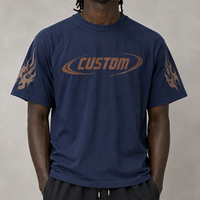 T-shirt de sport personnalisé à manches raglan pour hommes, sérigraphié, par Guangzhou Shangshang