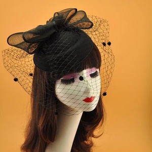 New Women Handmade Headwear <strong>Hair</strong> Accessories Vintage European Tea Party Derby Church <strong>Hair</strong> Band <strong>Fascinator</strong> Ladies - Product Image 3
