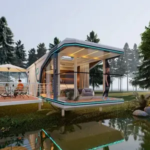Movable Modern Intelligent Furniture Luxury Movable Resort Hotel Mobile Prefab House Space Capsule