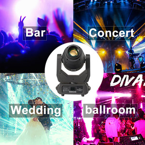 Igreslite 250W Led a testa mobile Zoom fascio Spot Wash ibrido testa mobile LED luce da teatro - Product Image 4