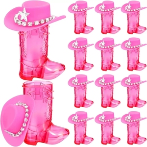 Mini Juego <span class=keywords><strong>de</strong></span> Vasos <span class=keywords><strong>de</strong></span> Chupito <span class=keywords><strong>de</strong></span> Plástico con Forma <span class=keywords><strong>de</strong></span> Sombrero y Botas <span class=keywords><strong>de</strong></span> Vaquero, con <span class=keywords><strong>Detalles</strong></span> <span class=keywords><strong>de</strong></span> Diamantes <span class=keywords><strong>de</strong></span> Imitación, <span class=keywords><strong>para</strong></span> Fiestas Temáticas, Despedidas <span class=keywords><strong>de</strong></span> <span class=keywords><strong>Soltera</strong></span>, Decoración <span class=keywords><strong>de</strong></span> Bodas - Product Image 6